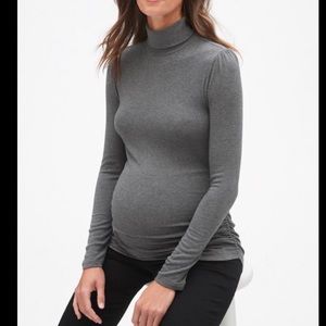 NWT - Gap Maternity Ribbed Turtleneck in Modal